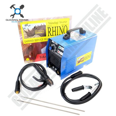 Jual Mesin Las RHINO MMA 120A BIRU 450W 900WATT Mesin Trafo Travo Las