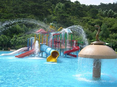 OEM Fiberglass Kids' Water Playground System, Swimming pool Play Equipment