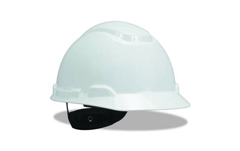 3m™ Hard Hat White 4 Point Ratchet Suspension H 701r Uvicator Industrial Safety Helmets