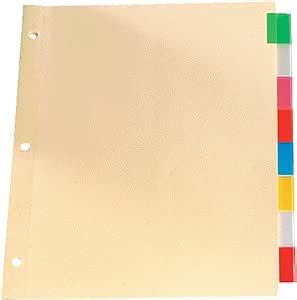 Oxford Binder Dividers Premium Insertable Tabs Count Letter Size