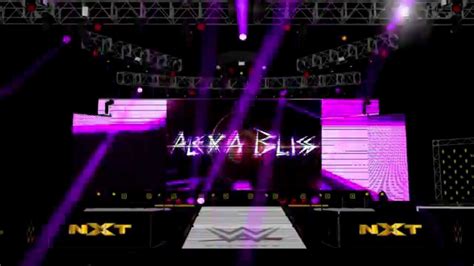 Wwe Nxt Alexa Bliss Custom Entrance Stage Animation Youtube