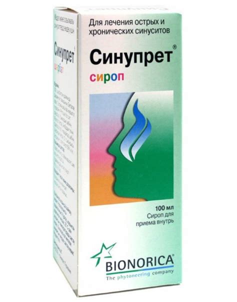 Синупрет. состав, виды, аналоги, механизм действия. показания ...