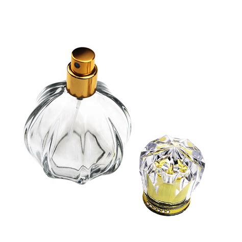 New Design Luxury Clear Empty Ml Round Perfume Spray Bottle With