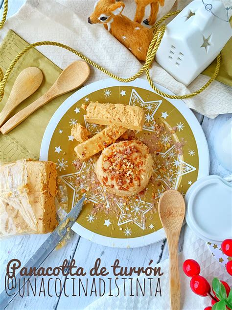 PANNA COTTA DE TURRÓN CON Thermomix Postres y dulces Blog de