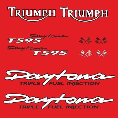 Zen Graphics Triumph Daytona T595 Replacement Decals Stickers