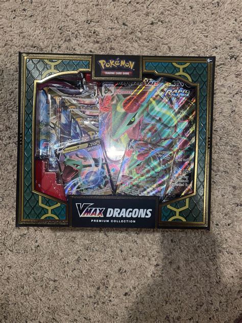 Mavin Pokemon TCG VMAX DRAGONS Premium Collection Box 2022 Rayquaza