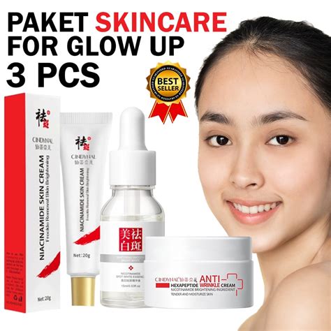 Jual Paket Lengkap Glowing Anti Penuaan Dan Flek Hitam Fuyan Serum