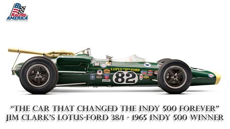 Jim Clarks Lotus Ford 381 1965 Indy 500 Winner Flickr