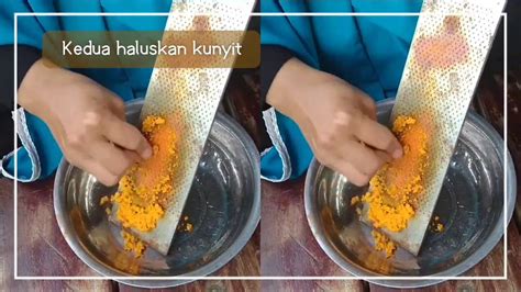 Cara Membuat Pewarna Alami Dari Kunyit Youtube