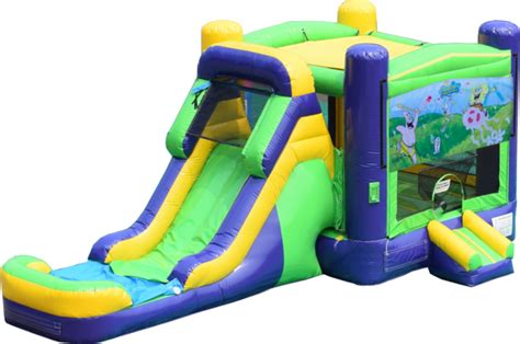 Spongebob Radical Combo Bounce House Rental Operation Jump