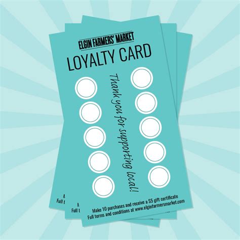 Loyalty Cards – Elgin Farmers’ Market