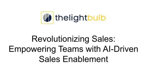 PPT Revolutionizing Sales Empowering Teams With AI Driven Sales