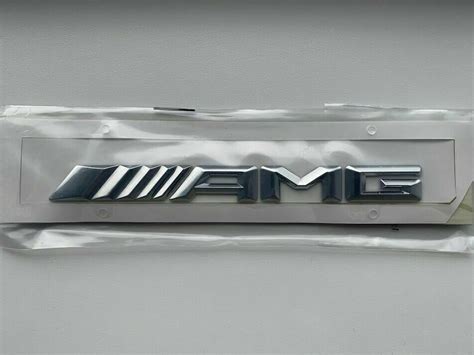 Fit Mercedes Benz Amg Rear Boot Badge Emblem C E A S Class Slk