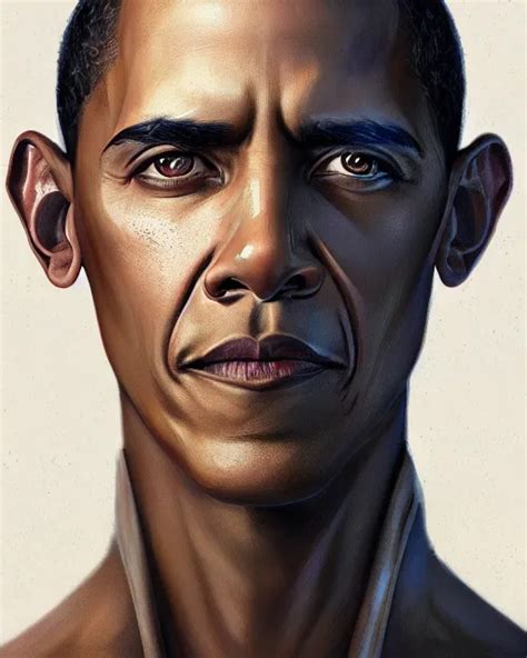 Portrait Of Holy Cyborg Barack Obama Fantasy Stable Diffusion Openart