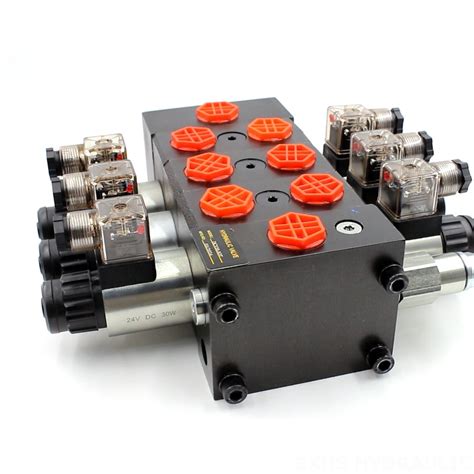 Dcv Solenoid Spool Sectional Directional Valve Boxinhuasheng