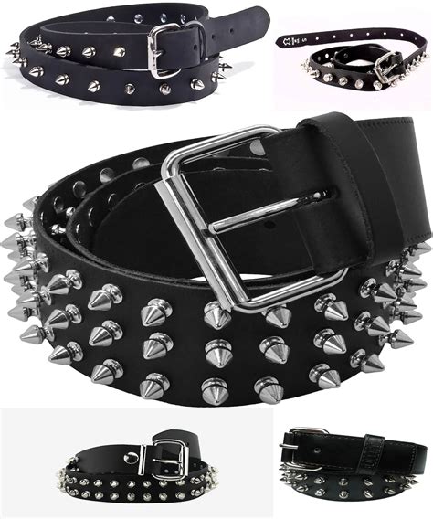 Stud Belt With Spike Studs Studded Belt With Or Rows Of