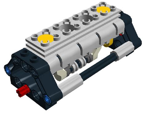 Lego Moc Piston Engine Inline Four By Akm Sky Rebrickable Build