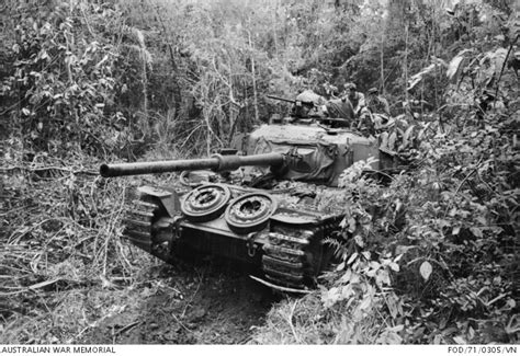 South Vietnam June 1971 A Centurion Tank Of C Squadron 1st Armoured