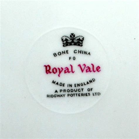 Royal Vale China Pink Cornflower Cake Plate Vintage Farmhouse Antiques