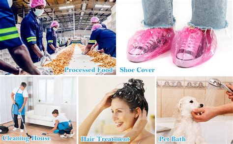Shintop Disposable Shower Caps For Women100 Packs Hair