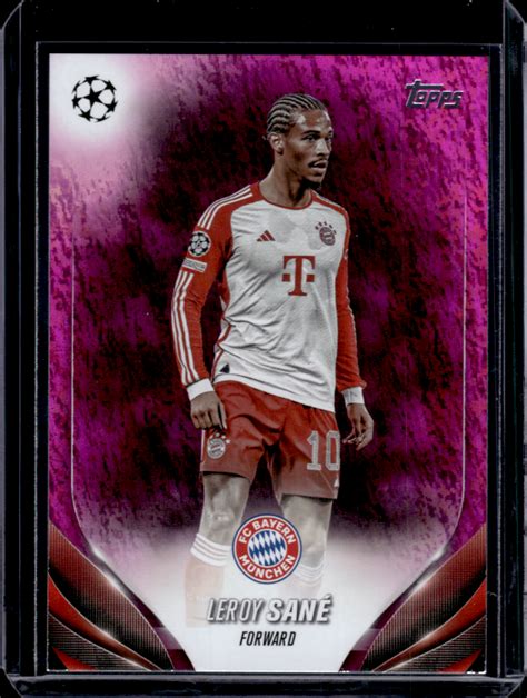 Topps Ucc Flagship Leroy Sane Fc Bayern Munchen Parallel Pink