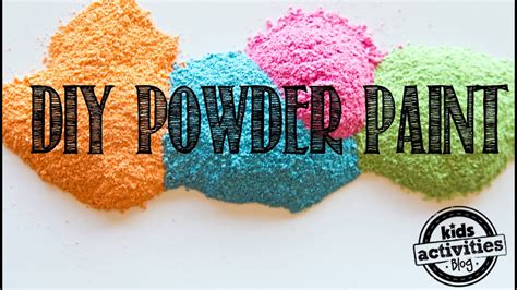 How To Make Powder Paint Youtube