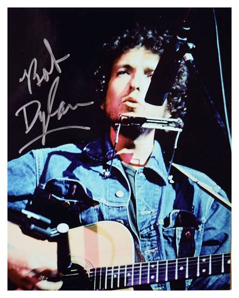 1 Bob Dylan Signed 8x10 Photograph Rock Star Galleryrock Star Gallery