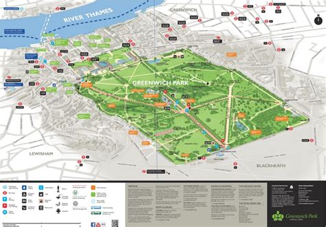 Greenwich Park Map - London - Ontheworldmap.com