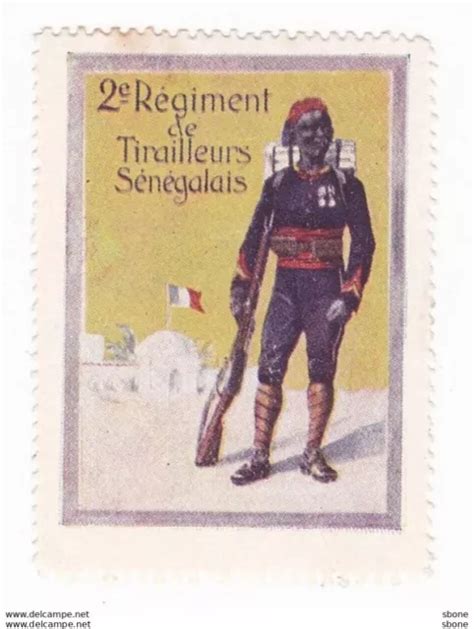 Vignette Militaire Delandre Me R Giment De Tirailleurs S N Galais