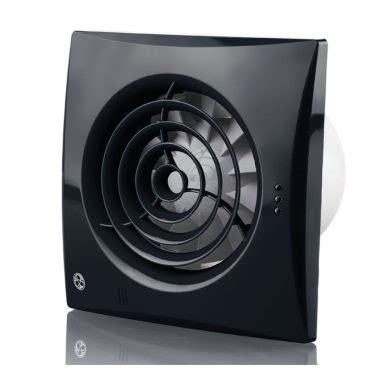 Blauberg Calm T Black Extractor Fan Mm Zone Timer