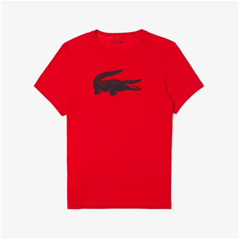 Mens Lacoste Sport Oversized Crocodile Technical Jersey Tennis T Shirt