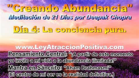 Creando Abundancia Reto de Meditación de 21 Días por Deepak Chopra