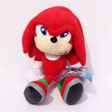 Pel Cia Knuckles Turma Do Sonic Grande Cm Boneco Game No Shoptime