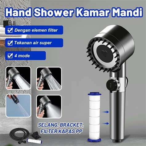 Jual Kepala Shower Mandi Shower Kamar Mandi Shower Tekanan Tinggi Satu