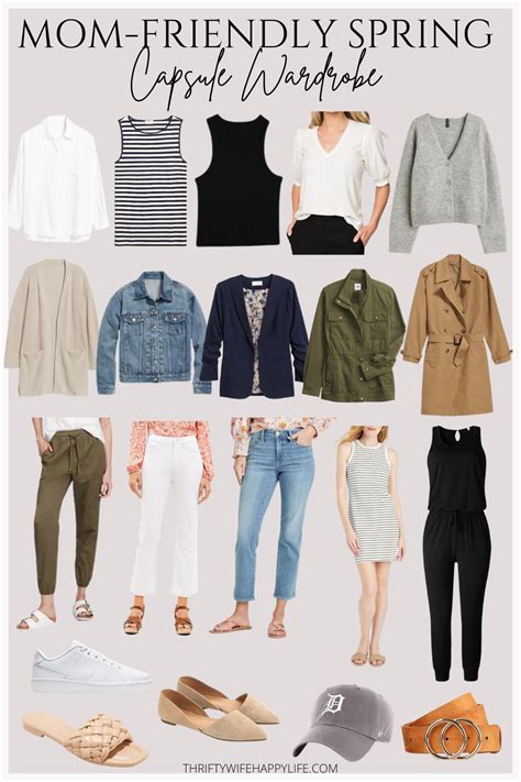 How To Create An Effortless Mom Friendly Spring Capsule Wardrobe