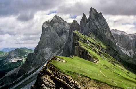 Landscape photography of mountain under cloudy day HD wallpaper | Wallpaper Flare