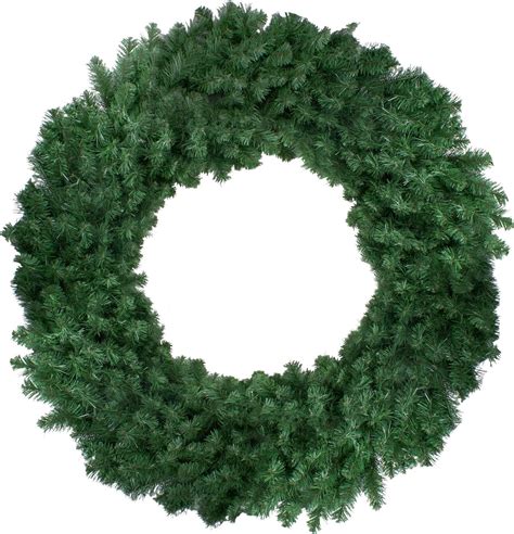 48 Inch 4 Ft Large Christmas Wreath Pre Lit Plug In