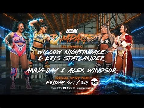 WWE 2K24 Willow Nightingale Kris Statlander Vs Anna Jay Alex