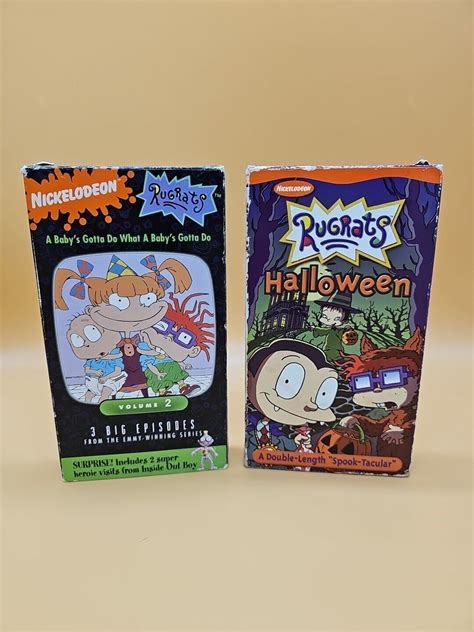 Vintage Nickelodeon Rugrats Vhs Video Tape Grelly Usa