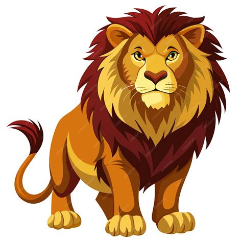 Exploring the Endangered Asiatic Lions Realm | Premium AI-generated vector