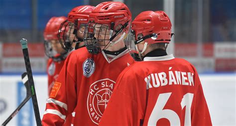 HC Slavia Praha Česká U16 a U17 hrají proti Mannheimu Sedm slávistů