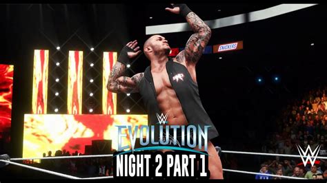 Wwe K Universe Mode Evolution Night Part Youtube