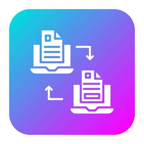 El Icono Del Vector De Transferencia De Datos Se Puede Utilizar Para El