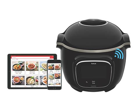 Tefal Cook4Me Touch Black Wifi Essential Appliance Rentals