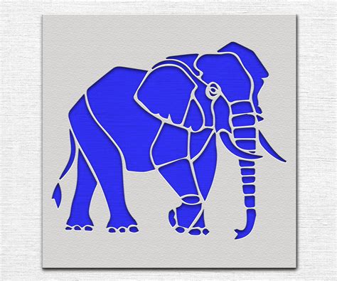 Elephant Stencil - Art and Wall Stencil - Stencil Giant