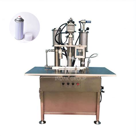 Automatic Butane Gas Aerosol Filling Machine Automatic Butane Gas