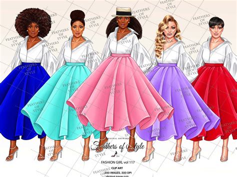 Fashion Girl Clipart Boss Babe Clipart Planner Girl Clipart Boss Girl Clipart Fashion