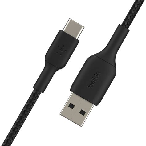 Belkin Boost Charge Cable Trenzado USB C A USB A 2m Negro