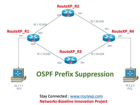 Ospf Prefix Suppression Configurations And Verification Route Xp