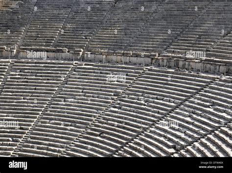 Ruins Of Epidaurus Amphitheater Greece Stock Photo Alamy